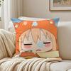 HHimouto Umaruchan Cushion Cover Linen Pillowcase Soft  for Sofa Bed Home Room Decor
