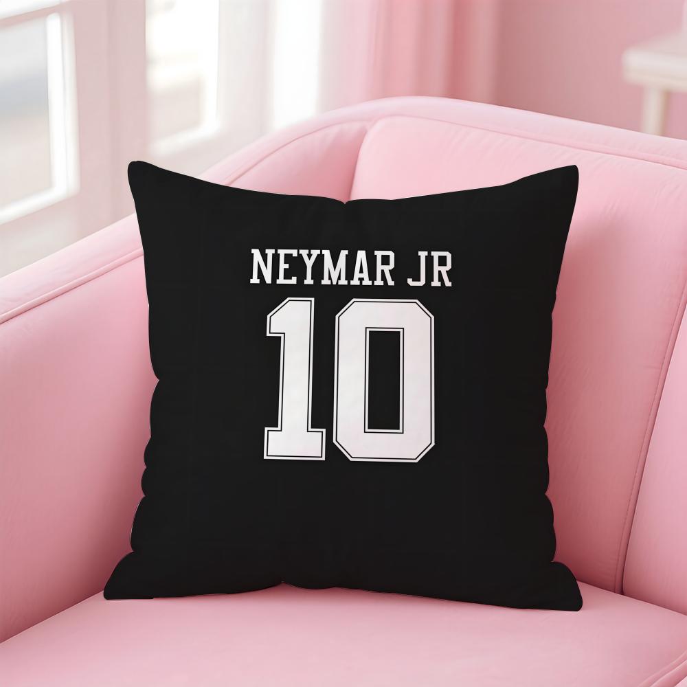 NJR NNNeymar Cushion Cover Pillowcase Short Plush Invisible zipper Room Sofa Cushion Cover