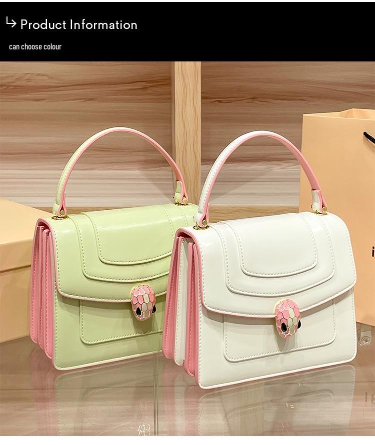 2025 Modna Damska Mała Torebka Crossbody z Wężową Głową