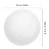 3Pcs Christmas Foam Balls White 15Cm Lightweight Craft Material Children DIY Painting Preschool Kindergarten Decorative Supplies