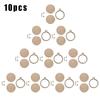 DIY Embroidery Hoop Hand Crafts 10 Sets Accessories Creative Cross Stitch Frame Jewelry making Mini Ring Round