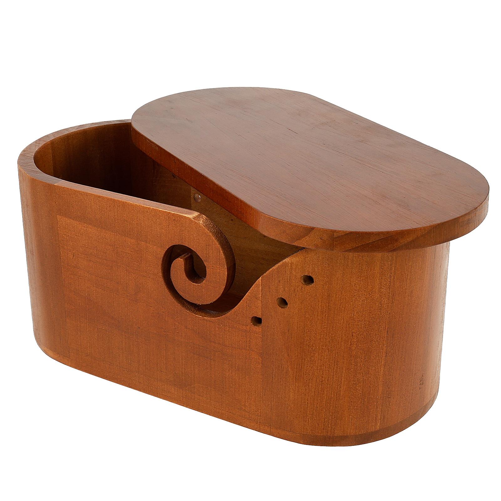 Wooden Yarn Bowl Crochet Yarn Holder Yarn Storage Crochet Bowl Knitting Gift for Handmade DIY Crocheting Enthusiasts Yarn Bowl