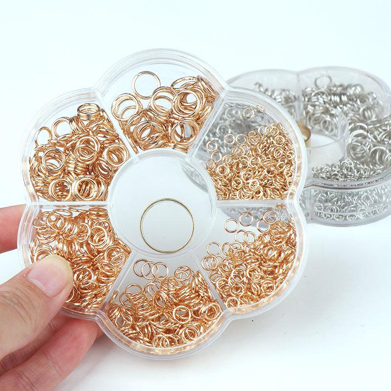 4-10mm Open Jump Rings for DIY Earring and Ornament Making