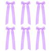 6 Pcs Candlestick Bow Decor Large Candle Holder Ribbon Bows Dining Table Centerpieces for Gift Wrapping Wedding Bridal Shower Bachelorette Party Decor