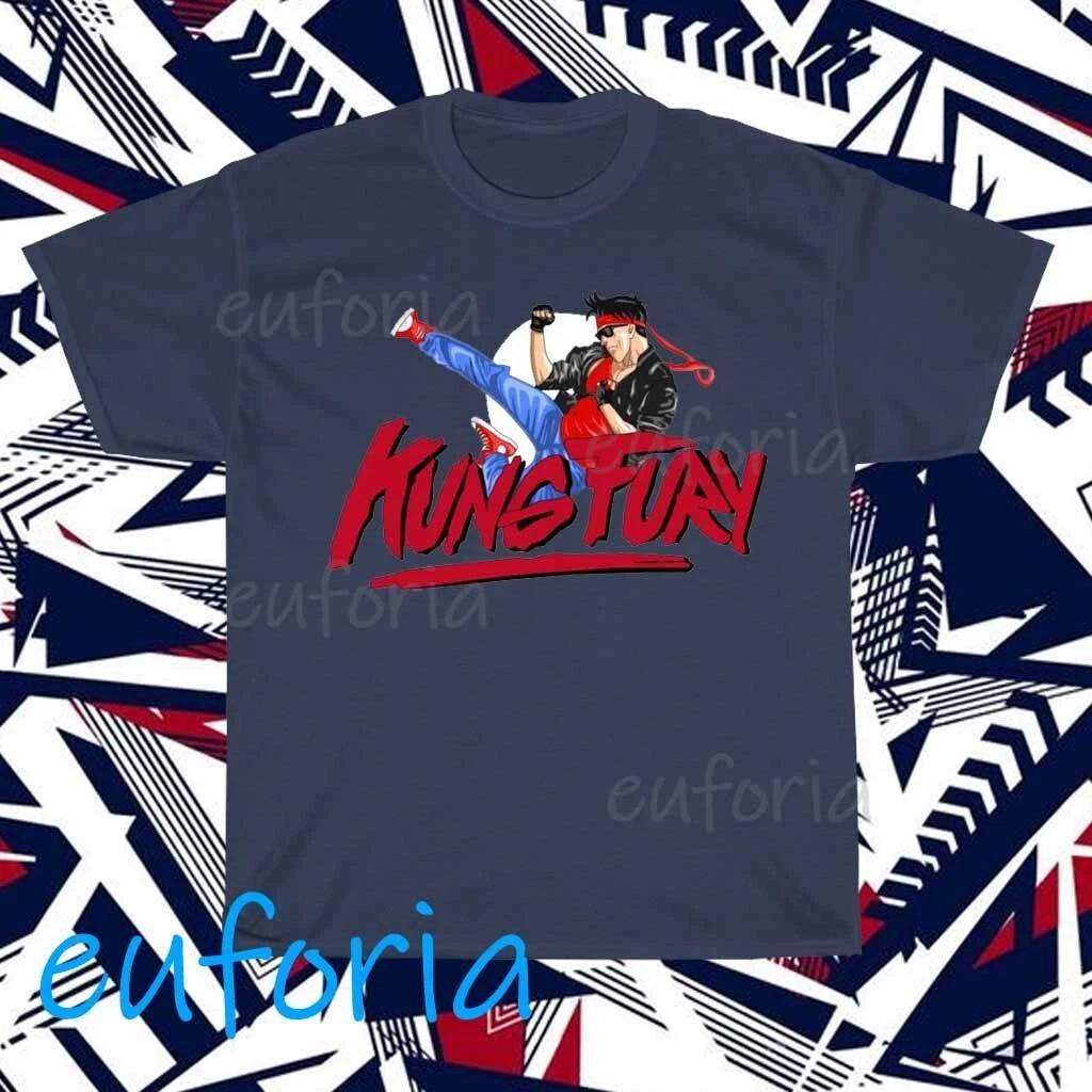 New Kung Fury 80s Action Movie Logo T-Shirt Funny Size S to 5XL M