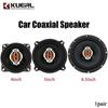 1 Pair 4/5/6.5 Inch Car Coaxial Speakers Vehicle Door Auto Music Stereo Full Range Frequency Speaker Car Speaker Modification