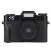 4K Digital Camera 16x Digital Zoom 48MP Vlogging Camera with 3.0 Inch IPS Screen for Photography Support Micro Memory