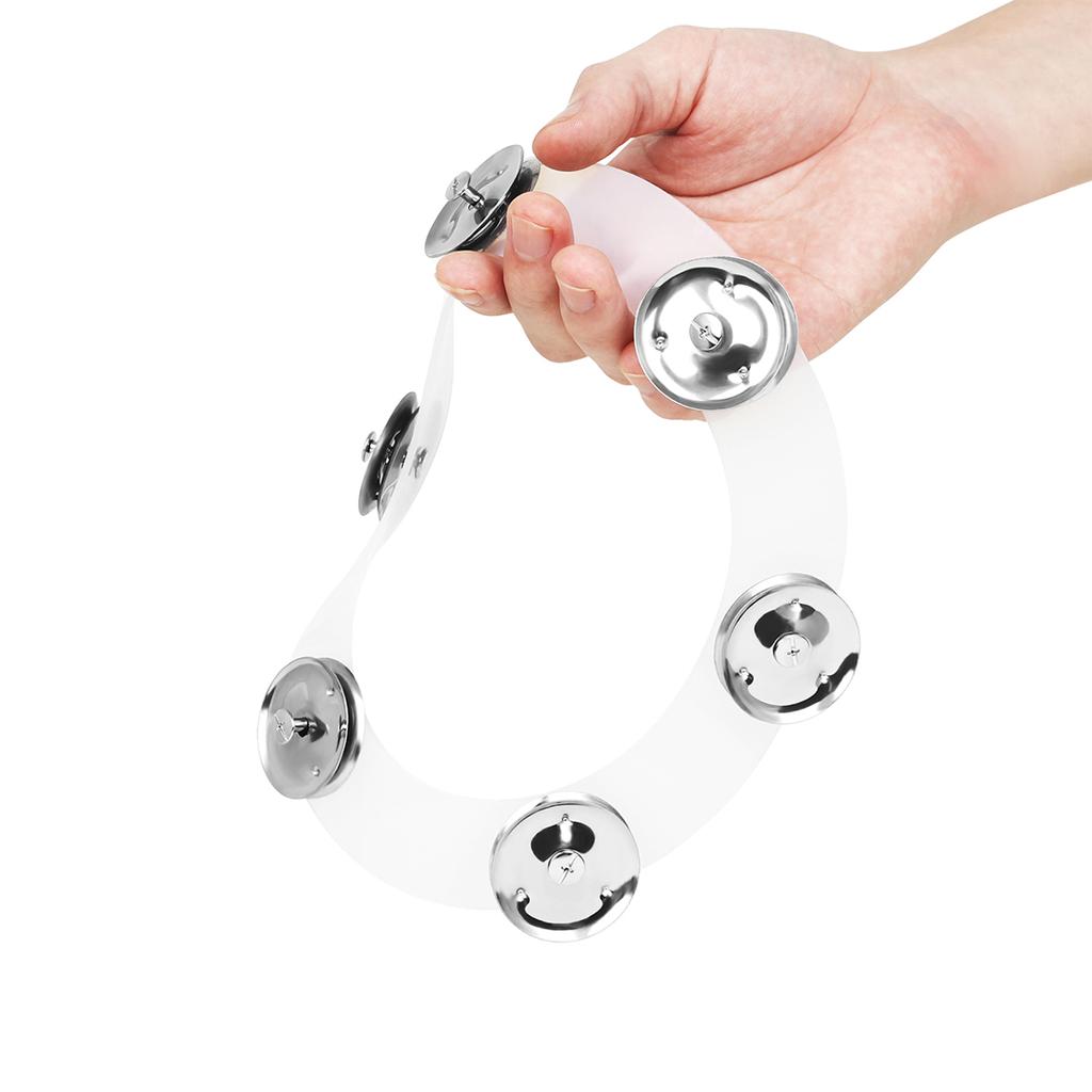 IRIN Cymbal Ring Bell Cymbals Hi Hat Tambourine Drum Set Tambourine Stainless Steel Bells Percussion Instrument Accessories