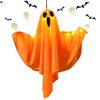 Outdoor Hanging Ghost 19.6in White Flying Ghost for Halloween Party Decorations Hanging Decor for Indoor Garden Yard