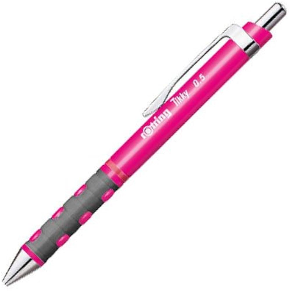 ROTTLING! Ticky tikky ballpoint pen! neon pink