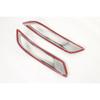 Carbon Fiber Rear Fog Light Lamp Cover Trim for - Honda CRV CR-V ABS
