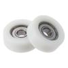 4pcs Round Wheel Guide Pulley Roller 8x32x12mm Deep Groove Ball Bearings  Office Equipment