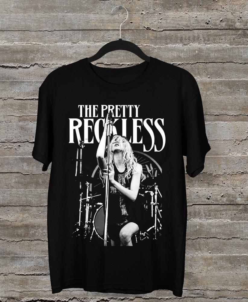 Американская рок-группа The Pretty Reckless Черная Унисекс Футболка Все Размеры Унисекс Футболка M