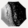 1PC piano music Umbrella-8-Rib Reinforced, Automatic Open, Lightweight & Durable, Cute Fashion Accessory for Outdoor-W185