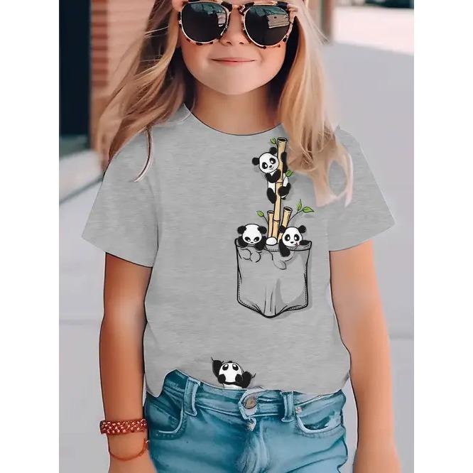 

Летняя футболка с коротким рукавом для девочек, детская с принтом, новые топы, милая летняя одежда в стиле Янки 160cm