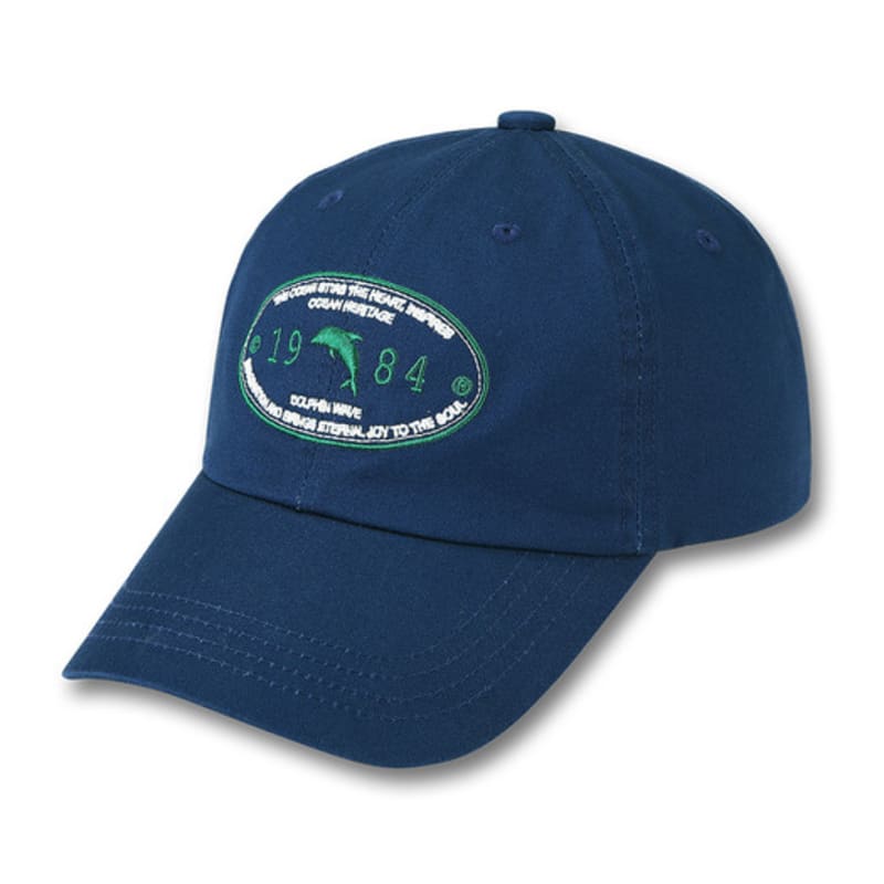 DOLPHIN WAVE APPAREL Oval Dolphin Ball Cap_123823DB