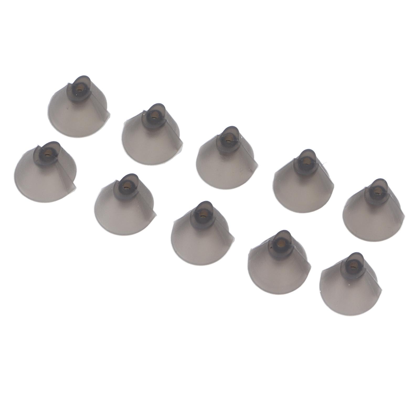 

10pcs Hearing Aid Eartips Washable Detachable Static Free Soft Silicone Hearing Aid Domes