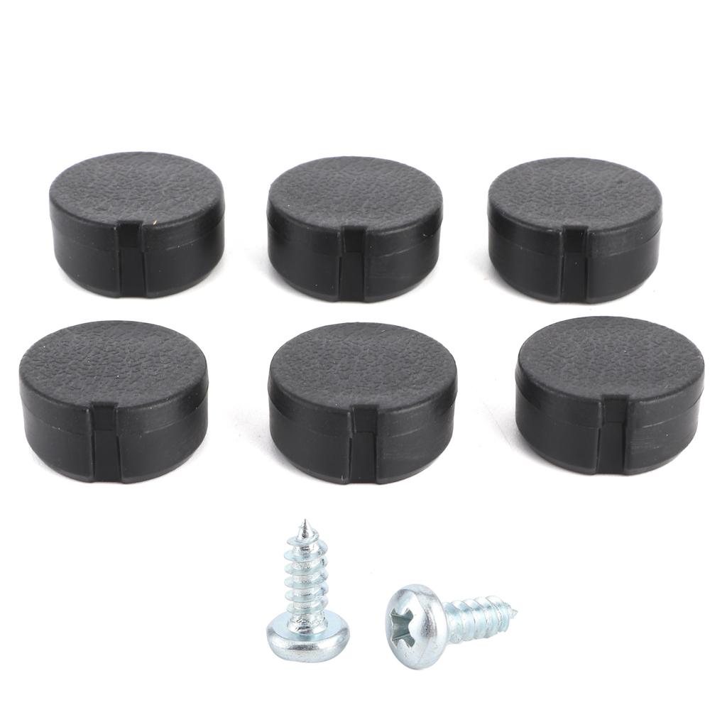 6pcs Threshold Caps Covers Black Automobile Accessory Parts 66788900 Fit for Transporter Kombi T5 T5.1 T6
