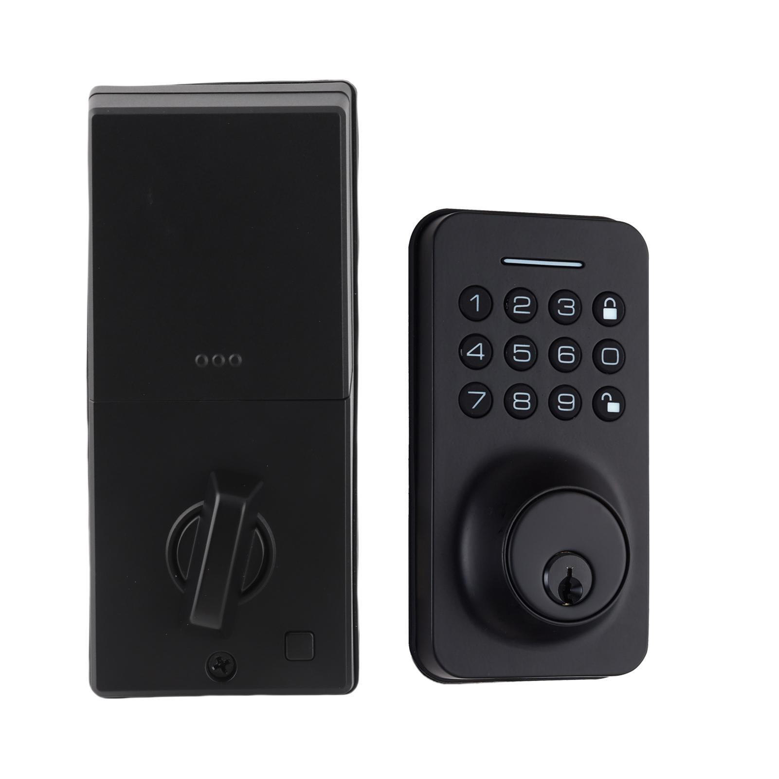 

WAFU Smart Door Lock 4 Unlocked Ways tuya BT Connection APP Unlock Password Unlocking for Homes Apartments чёрный