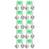 10PCS Lot Rod Tip Clamp Bells Fishing Pole Fish Bite Lure Alarm Alert Twin Bell Ring Clip