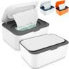 1/2Pcs Dustproof Wet Tissue Box Baby Nappy Wet Tissue Storage Holder Dispenser for Home Office Baby Car Paper Tissue Organizer