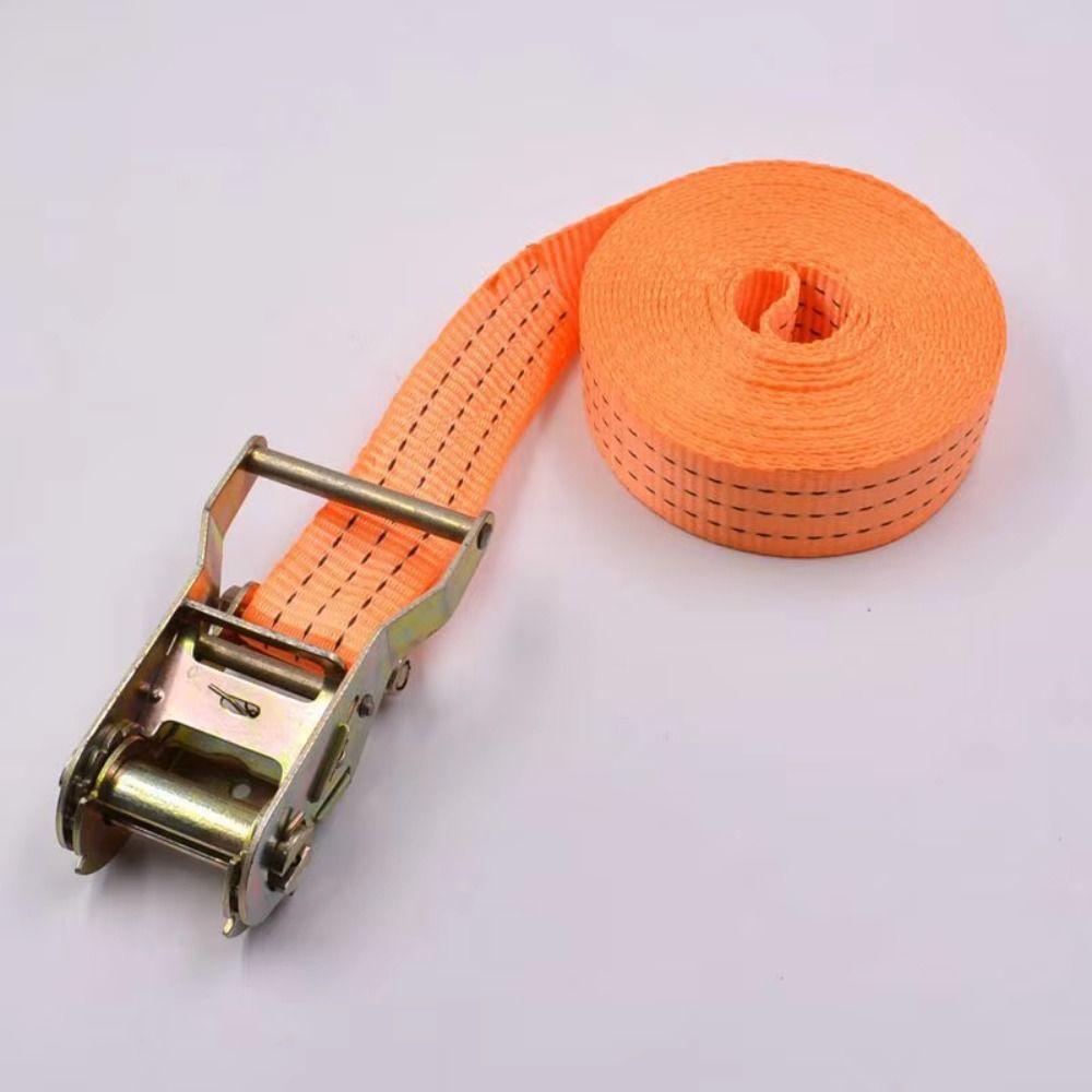 Black Heavy-Duty Cargo Straps Rust Proof Ratchet Tightener Straps Polyester Lashing Straps  Boat