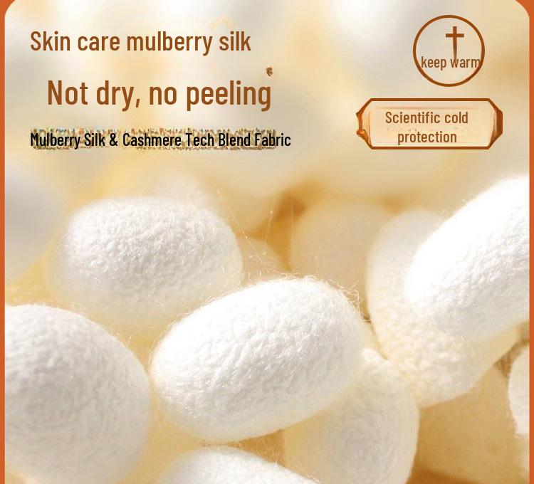 Cashmere Silk Men's and Women's Thickened Thermal Underwear Set: Velvet Autumn Suit with Bottoming Shirt and Pants for Couples.