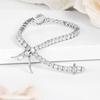 S925 Silver 6mm Zircon Tennis Bracelet Fashion Design