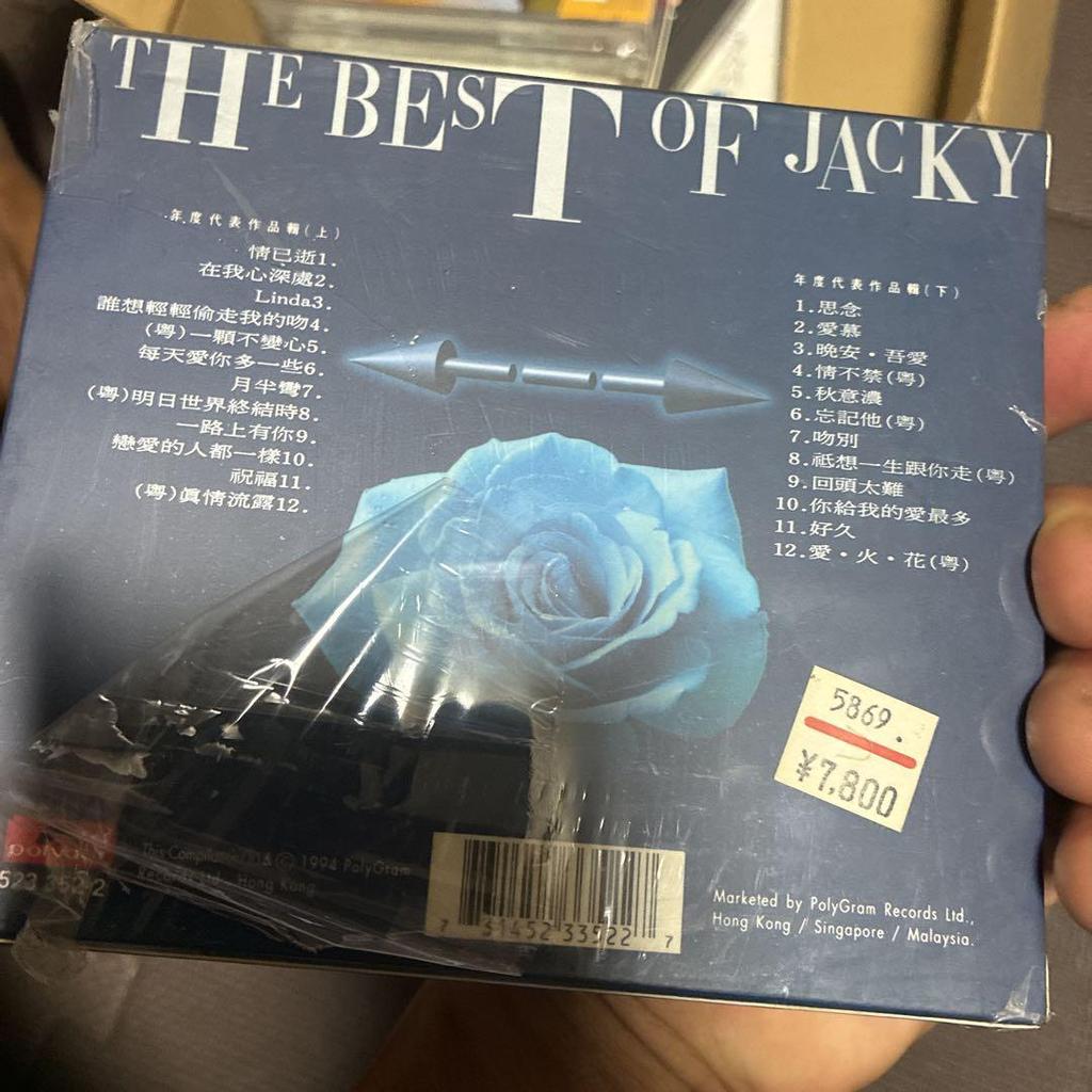 [USED] P708 Jacky Zhang Xueyou Lifelong Passage Best Album
