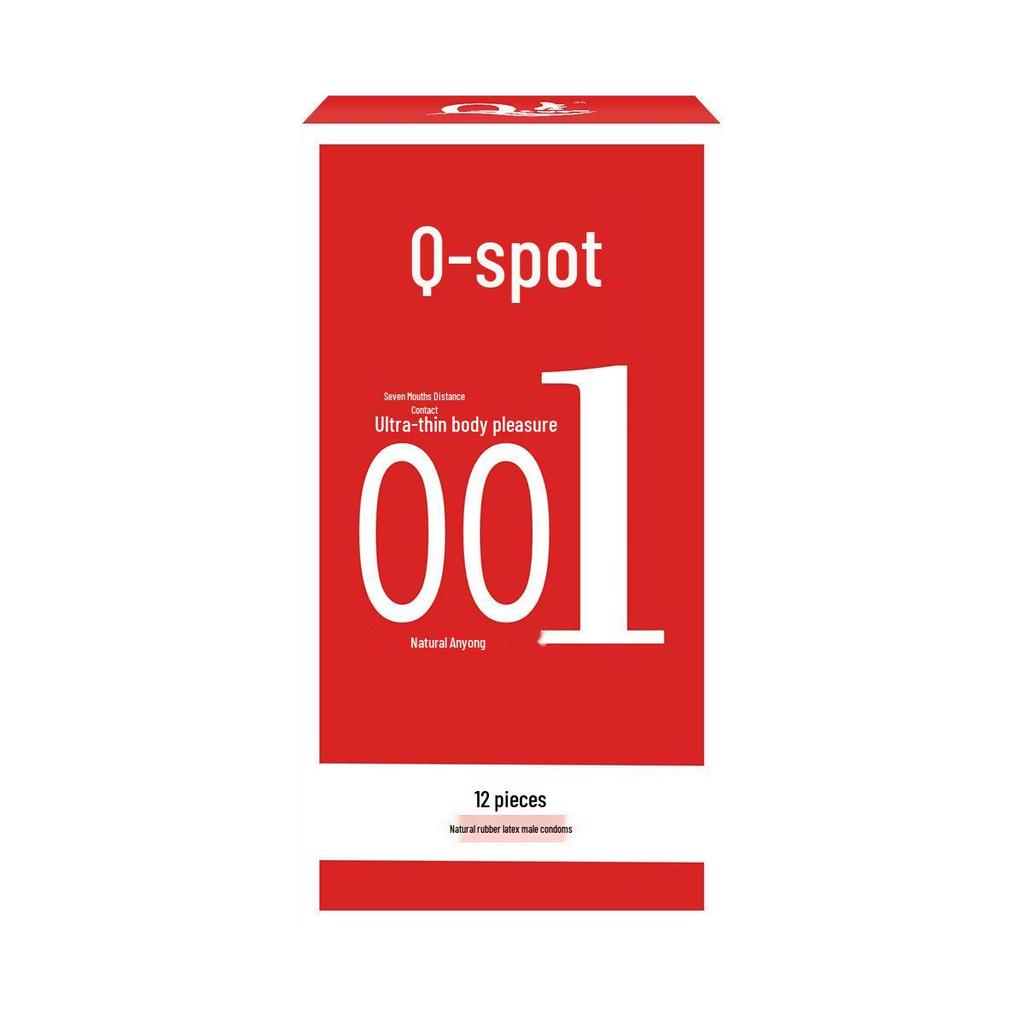 Q-point Надтонкі, Довготривалі, Гладкі та З крапками Презервативи 001