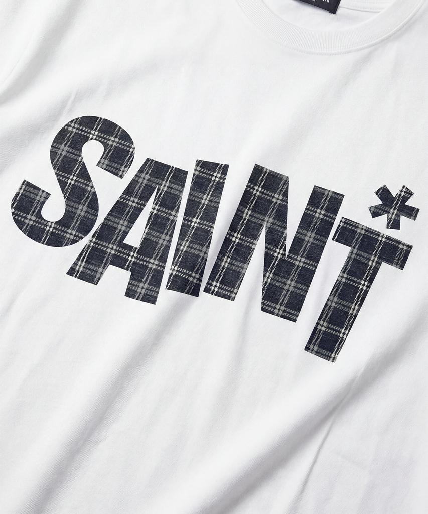SAINTPAIN Sp Saint Pattern Short Sleeve T-Shirt White