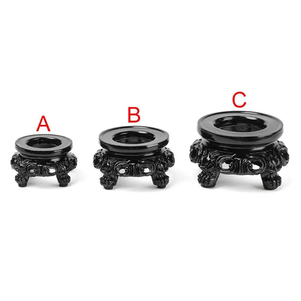 Resin Home Decor Globe Stone Holder Display Stand Crystal Ball Base Fixed Seat Sphere Pedestal