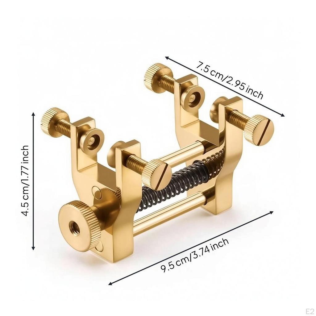 Brass Violin Repair Clamp Precision Luthier Sturdy Crack Tool