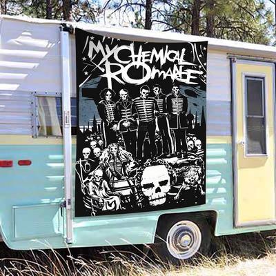 Kapela My Chemical R-Romance Klasický Vintage Pokročilý Tisk Komerční Reklama Vlajka Firemní Večírek Banner