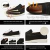 Mocassini da Uomo Stile Britannico Pelle Scamosciata Slip-On Scarpe Casual da Uomo Comodi Mocassini da Guida