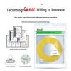 HAILE Kabel krosowy Gigabit Ethernet Cat 6 z czystej miedzi