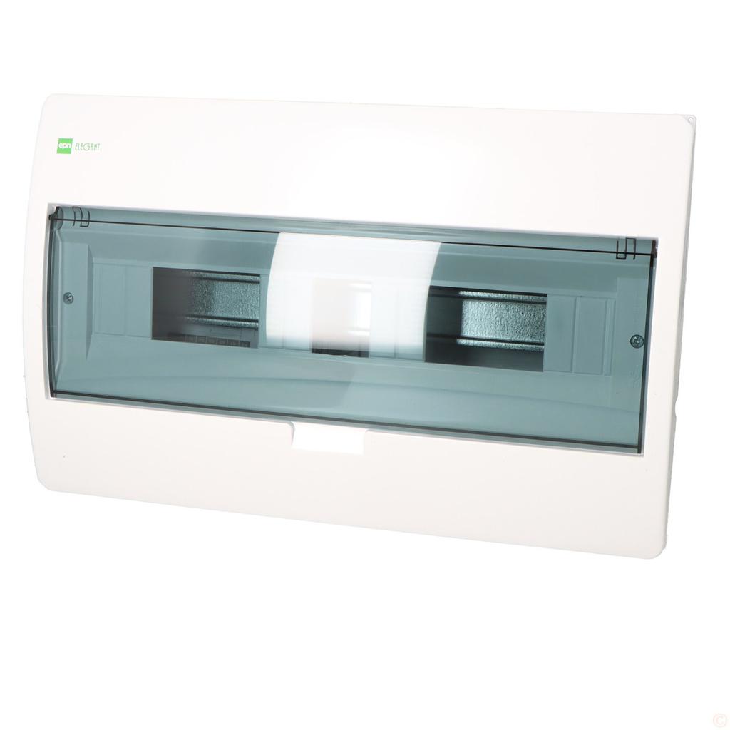Surface-mounted distribution board ELEGANT type: EP 1/18 module number 18 IP40 terminal