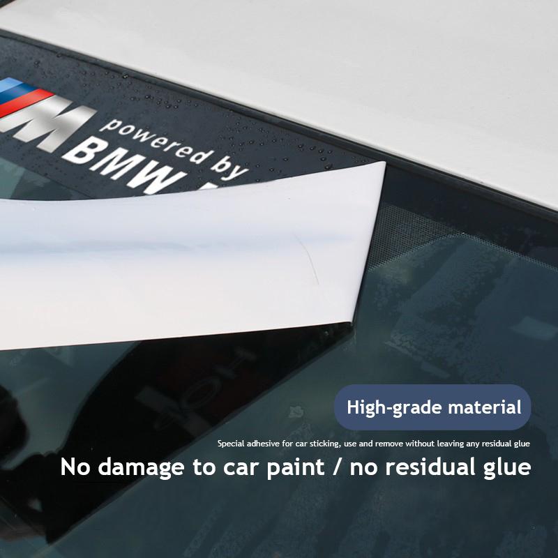 Dekorativní samolepka na čelní sklo auta Anti UV Příslušenství Pro BMW řady 1 2 3 4 5 7 X1 X2 X3 X5 X4 X6 X7 G30 G20 G32 G11 G12 G07 M2