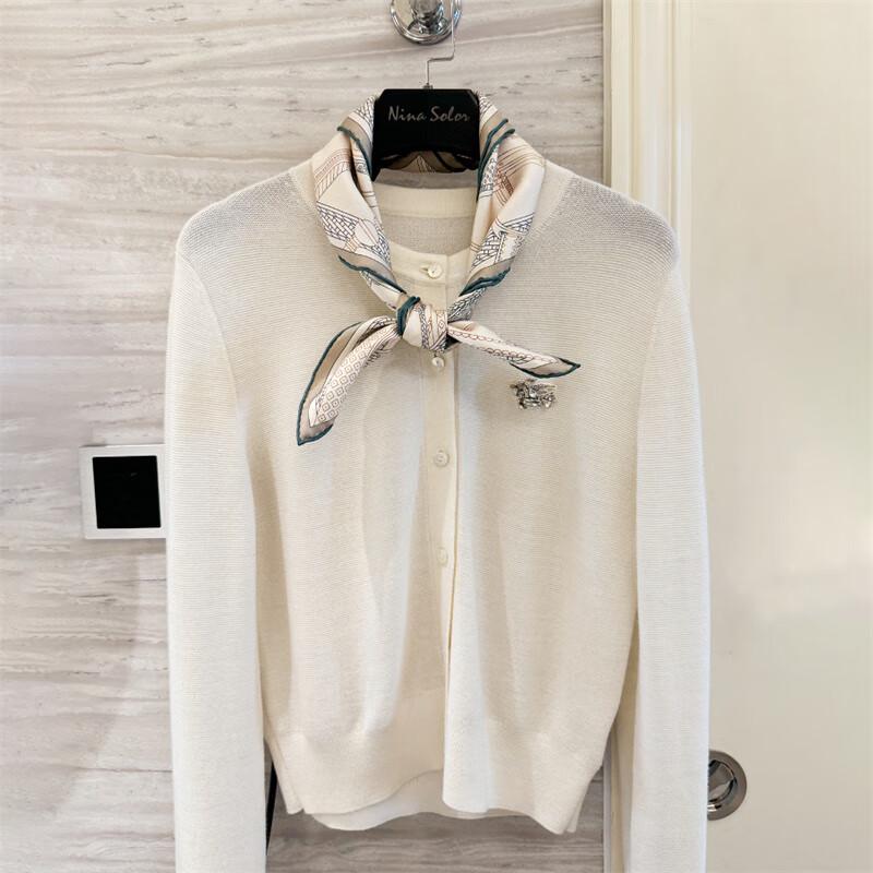 NINA SOLOR 19 Momme Twill Silk Scarf