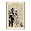 Banksy Balloon Girl Graffiti Poster Disappearing Five Rings Mural Retro Decorative Paintings Wall Art Prints Modern Home Decor