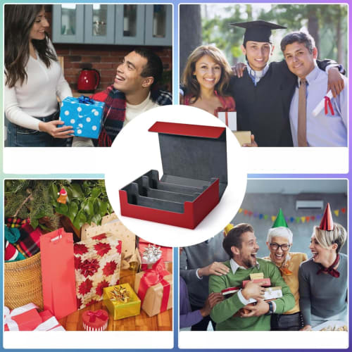 Magnetic Deck Case for Trading Cards, 3 Rows, 1800 Cards, Large Capacity PU Leather Card Case for Yu-Gi-Oh!, Pokemon, and MTG Cards