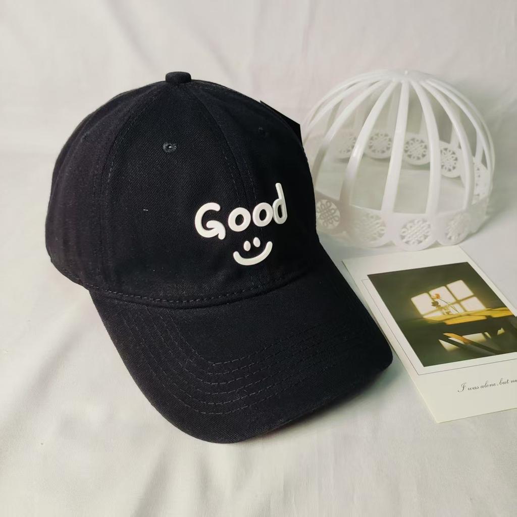 Smiley Hat Spring and Summer Casual Cap Thin Breathable Male and Female Couples Sunshade Versatile Baseball Cap Fashion Sunscreen