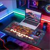 Benutzerdefinierter Name Personalisierte Five Nights at Freddy's Muster Mauspads, Laptop PC Schreibtischmatte, Dekorative Schreibtischmatte für Zuhause Tastaturpad Geschenk
