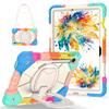 For Samsung Galaxy Tab S10 FE/Tab S9/Tab S9 FE.360° Rotating Grip Heavy Duty Protection Stand TPU+PC 3in1 Anti-knock Shockproof Tablets PC Case