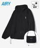 Yale Embroidery Dan Lightweight Packable Windbreaker_Black