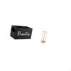 Retro Wooden Remote And Straw Organizer Holder for Table NightStand Couch Office Counter Transparent