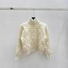 Autumn Winter Cardigan Sweater Jacket Men and Women's Korean Loose Zipper Knitted Short Sweater Coat Female Casual Tops