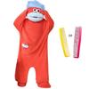 Unisex Jumpsuit Kostüm Set Mit Schuhen Und Kamm Styling-Accessoire Perfekt Für Foto-Requisiten Und Themen-Feiern