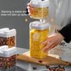 FAIS DU Food Storage Jar With Lid Kitchen Container Kitchen Organizer Stackable Dustproof Moisture Resistant Kitchen Accessories