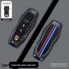 Porsche Carbon Fiber Texture Key Shell for Cayenne, Macan, Panamera, 911, 718